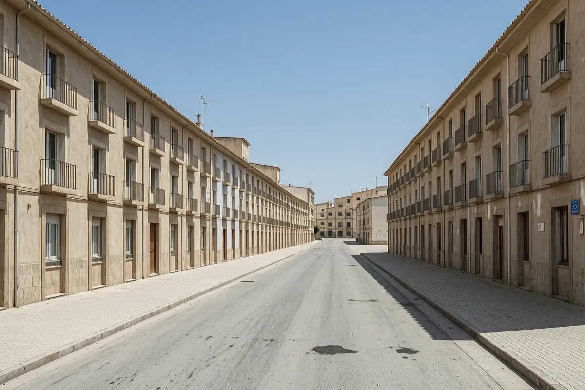 Calles y viviendas de Castellón de la Plana