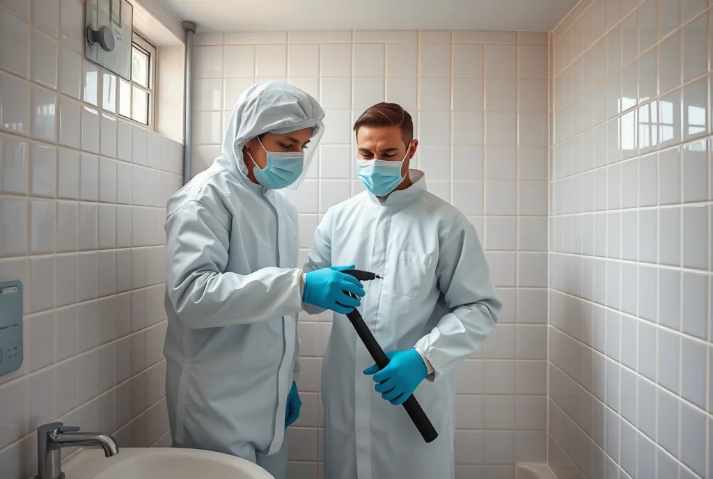 Sangre y fluidos tras una caída en casa: descontaminación del suelo